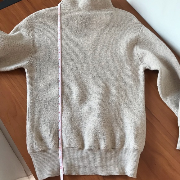 WILFRED ARITZIA MONTPELLIER TAN MOCK NECK SWEATER - Picture 16 of 16